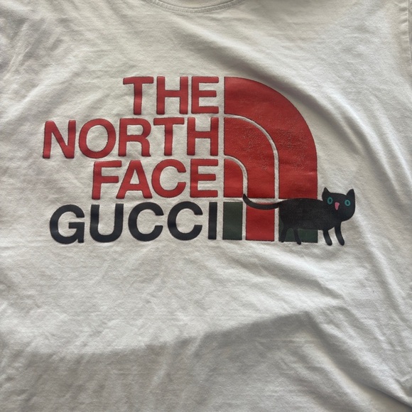 Gucci x The North Face Tee Shirt Women's Size 3XL Designer Crew Neck - Picture 11 of 11